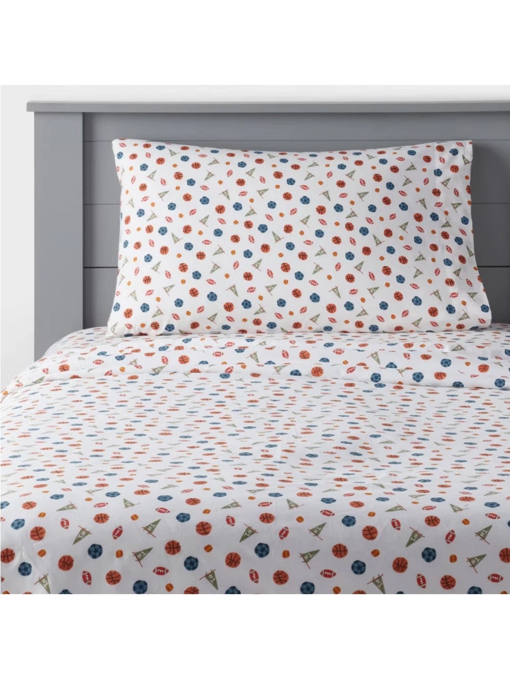 Queen Boy Sport Kids' Cotton Sheet Set - Pillowfort